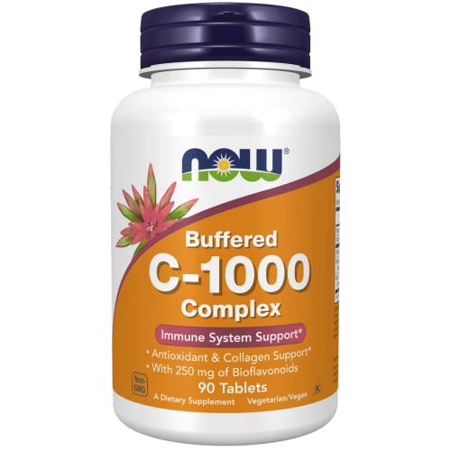 NOW - Buffered Vitamin C-1000 Complex - 90 tabletek